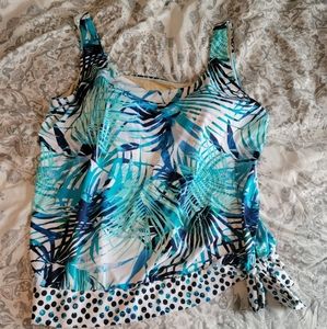 Plus size swim top